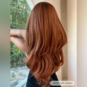 Fashion Long Wavy Wig With Fluffy Bangs main image 0